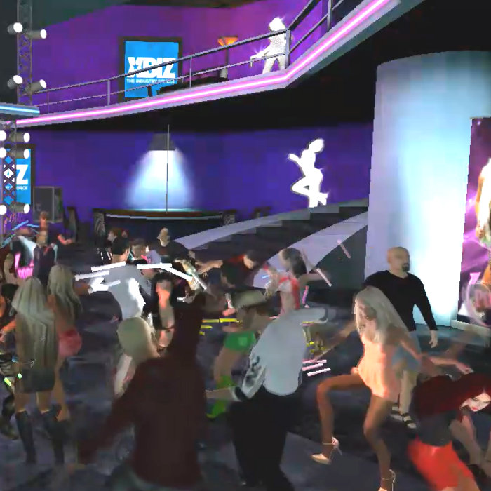 Dance the night and boogy at a digital gathering event